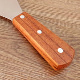 Spatula – Fa nyelű rozsdamentes spatula (ferde él)